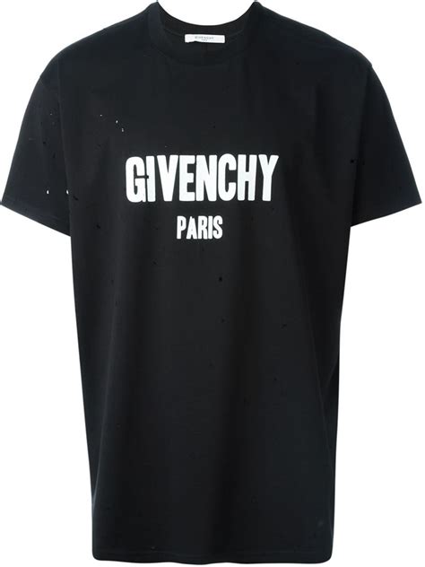 givenchy black shirt replica|givenchy paris t shirt black.